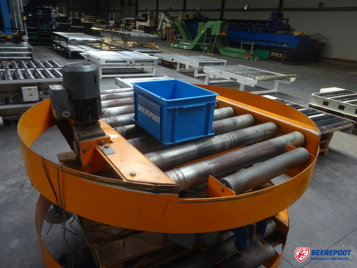 Roterende rollenbaanwissels